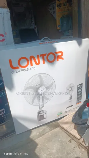 Lontor 18inch Mist Rechargeable Fan