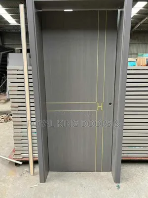 Turkey Wooden Room Doors Grey And Gold