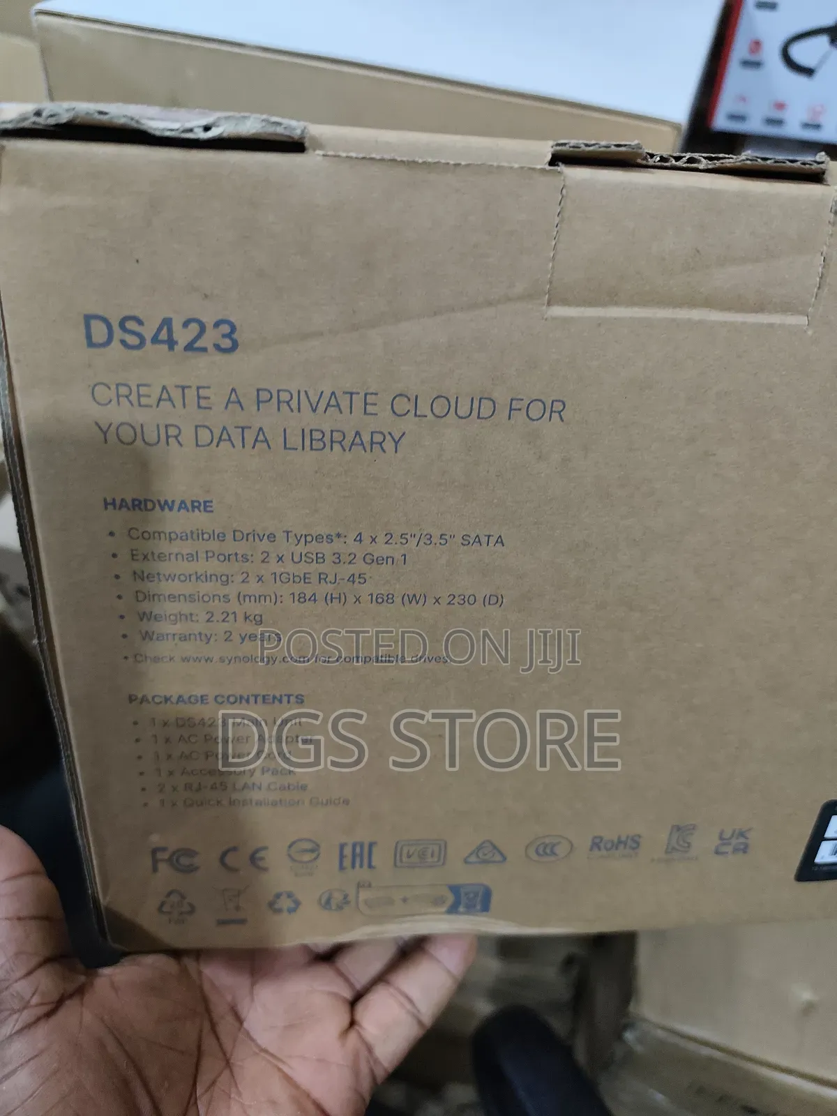 Synology Diskstation Ds423 4 Bay Nas Enclosure