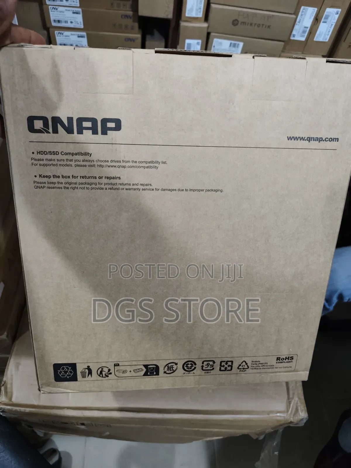 Qnap 8gb Ram 6 Bay Nas Enclosure Ts 664