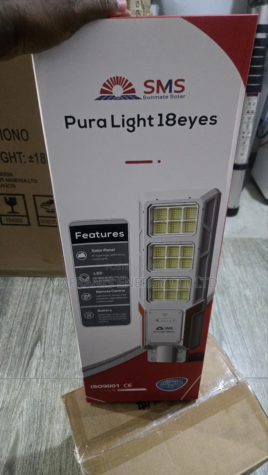 Sms 18 Eye All In One Solar Street Light