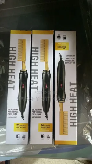 Electric Hot Comb Hair Straightener Comb