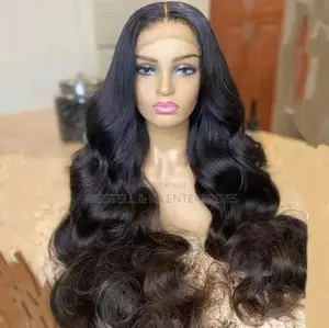 Brazilian Hair Wig With Wave Lace Frontal and Wig. 20 Inches