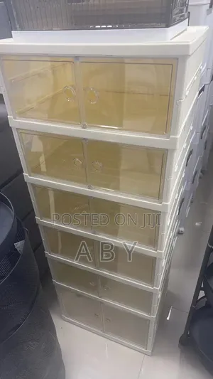 Luxury Double Doors Foldable Shoe Rack
