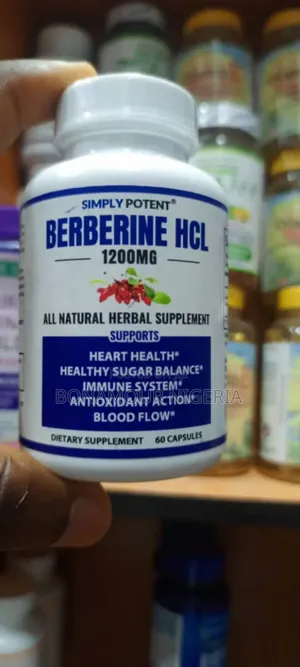 Simply Potent Berberine HCL 1200mg X60 Caps
