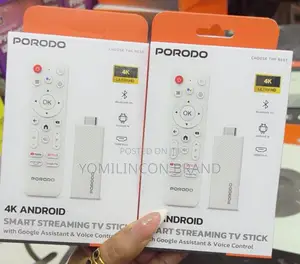 Porodo Android Smart Streaming Tv Stick With Google Assistant