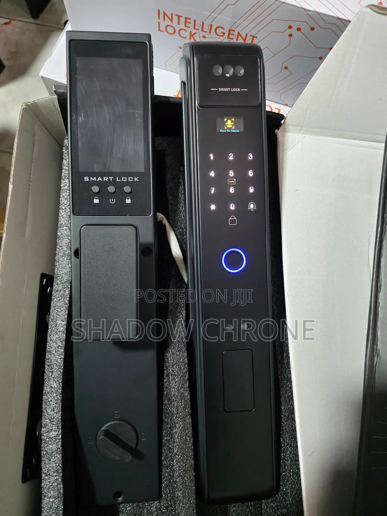Secure Fingerprint & Face Id Smart Door Lock