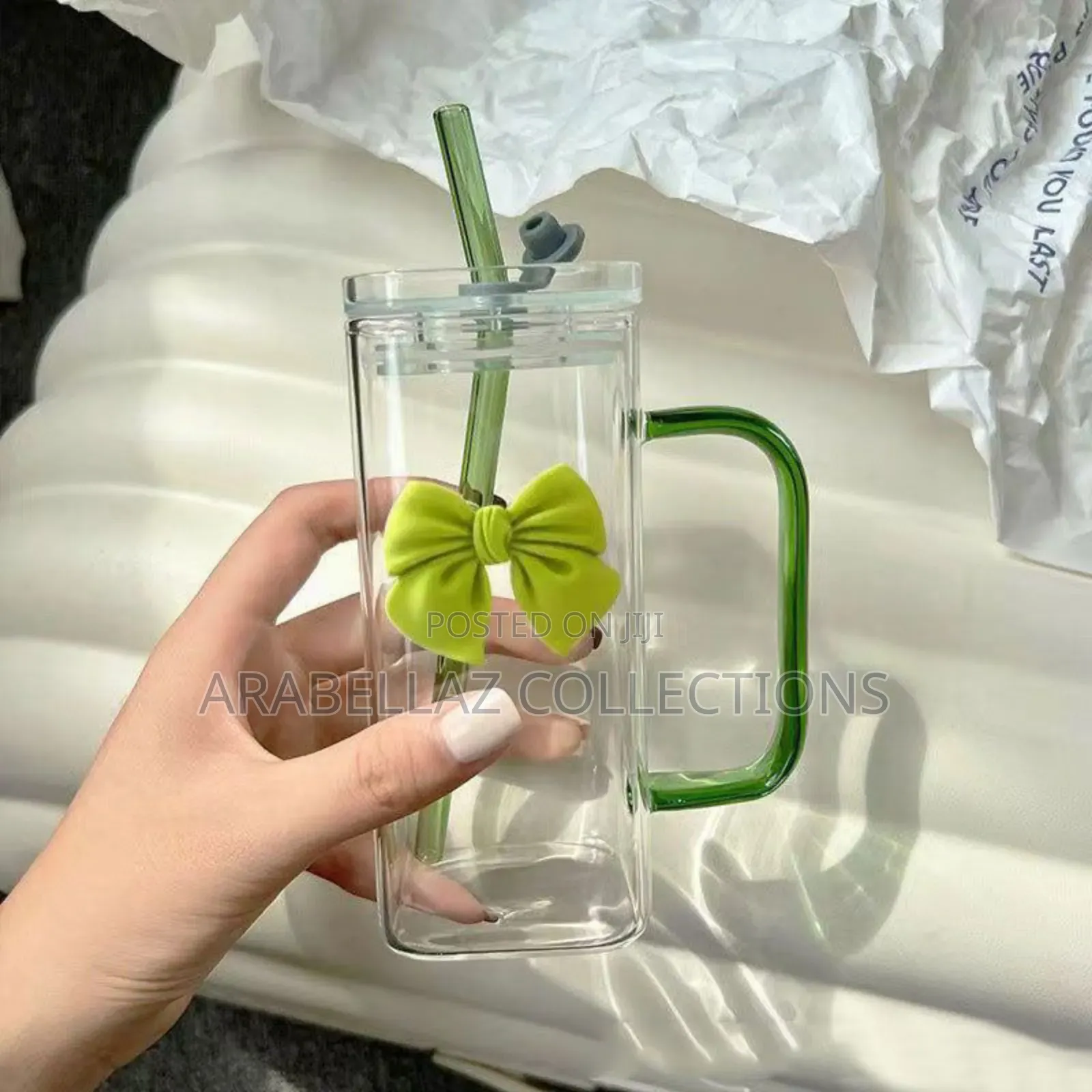 Square Shape Glass Cup