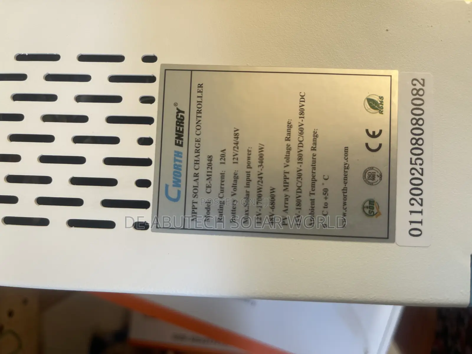 120 Ah Cworth Charge Controller