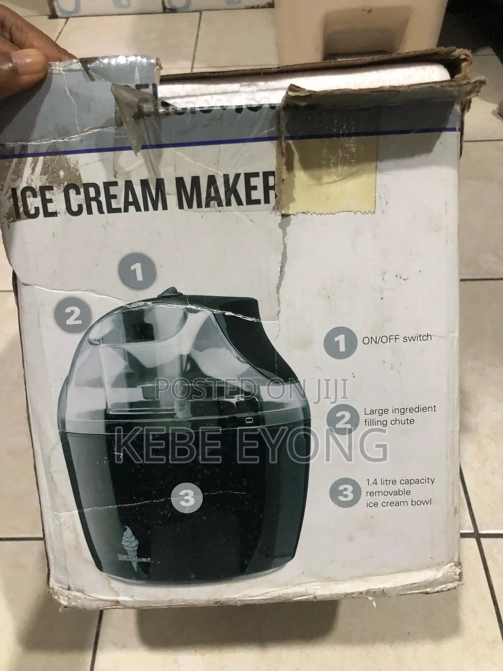 Sensio Home Ice Cream Maker