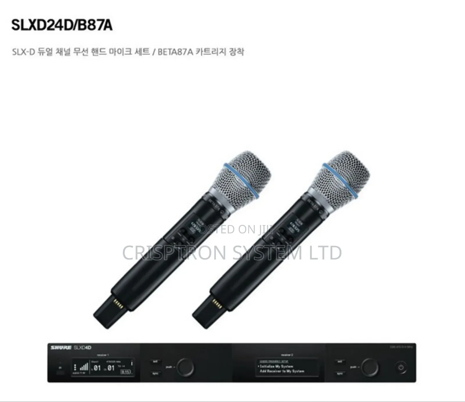 Slxd24d/Beta87a Shure Digital Wireless