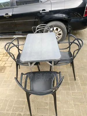 Plastic Chairs and a Table
