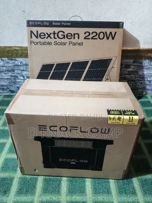 Ecoflow Delta 2 Max 2048wh Solar Generator + 220w Portable Solar Panel