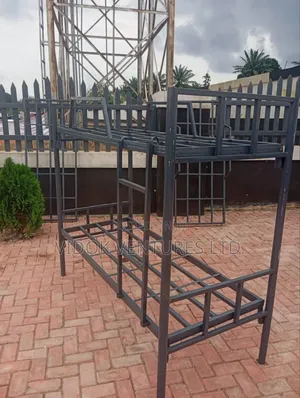 Detachable Bunk Bed for Multipurpose Use ( School, Hotel ) Gray Color