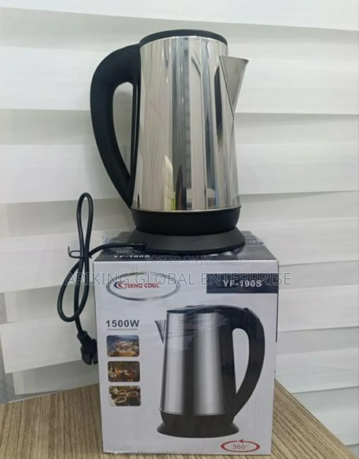 Techno Cool Electric Kettle 2.2liter
