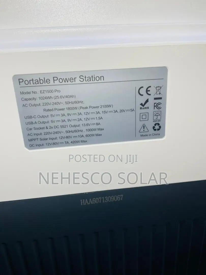 1500w Solar Generator