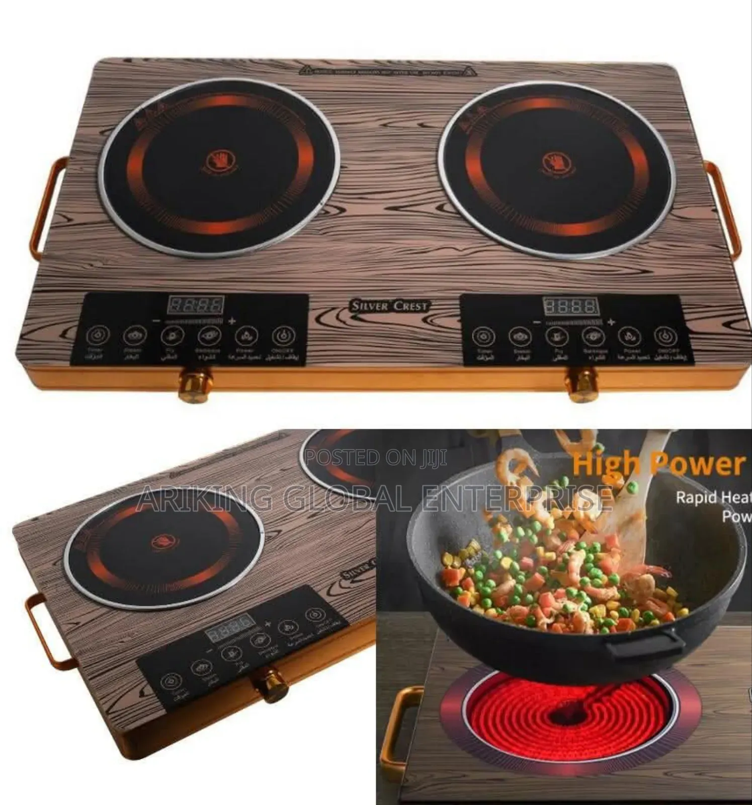 Silver Crest Digital Ceramic Touch Stove