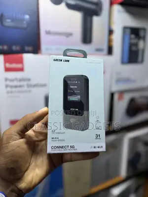 Green Lion Connect 5g Portable Mifi Router - Black