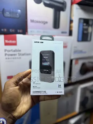 Green Lion Connect 5g Portable Mifi Router - Black