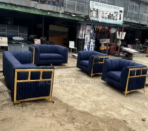 Brand New Durable Set of Fabric Upholstery Sofa | Chair Set