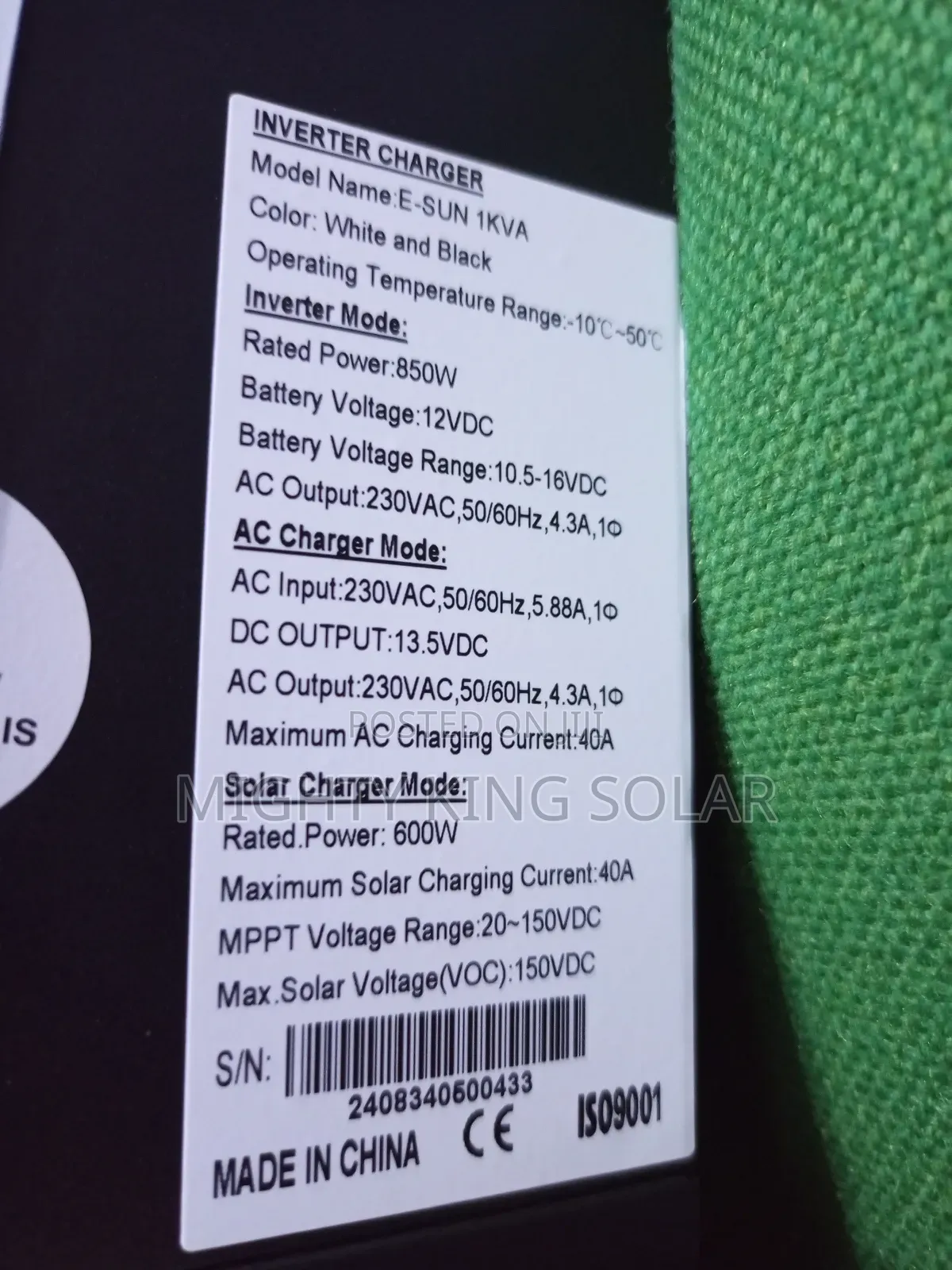 Cworth Plus Sako Inverter Intelligent Marge