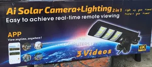 V380 4g 5mp Dual Lens Solar Light Camera With Street Lightening