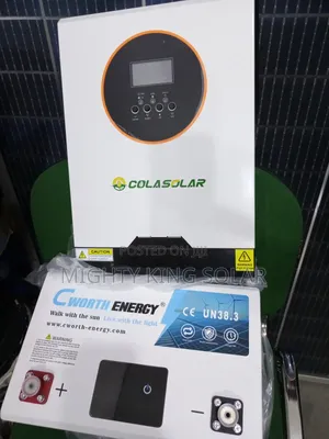 Cworth Energy Lithium Iron Battery With Cola Solar Power Inverter