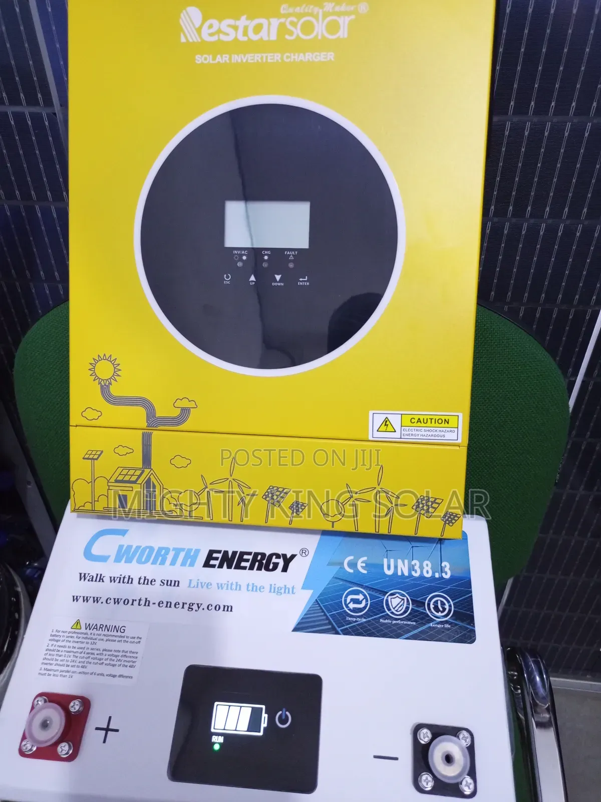 All in One Restar Solar Solar Generator With Cworth Energy Lithium Iro