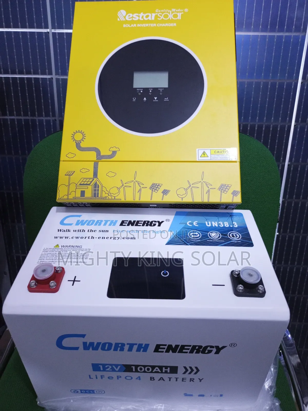 All in One Restar Solar Solar Generator With Cworth Energy Lithium Iro