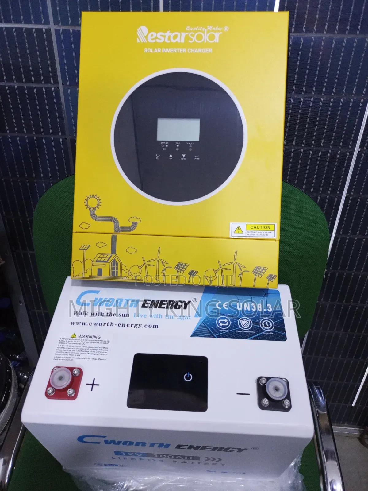 All in One Restar Solar Solar Generator With Cworth Energy Lithium Iro
