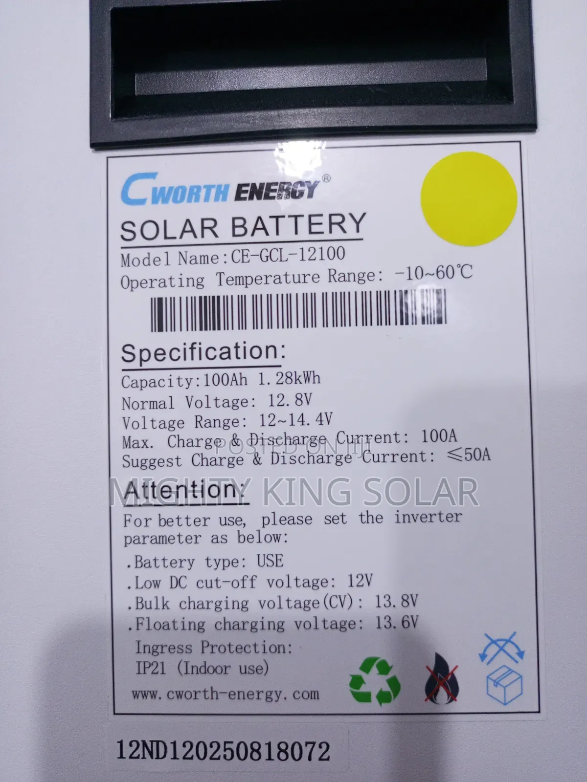 All in One Restar Solar Solar Generator With Cworth Energy Lithium Iro