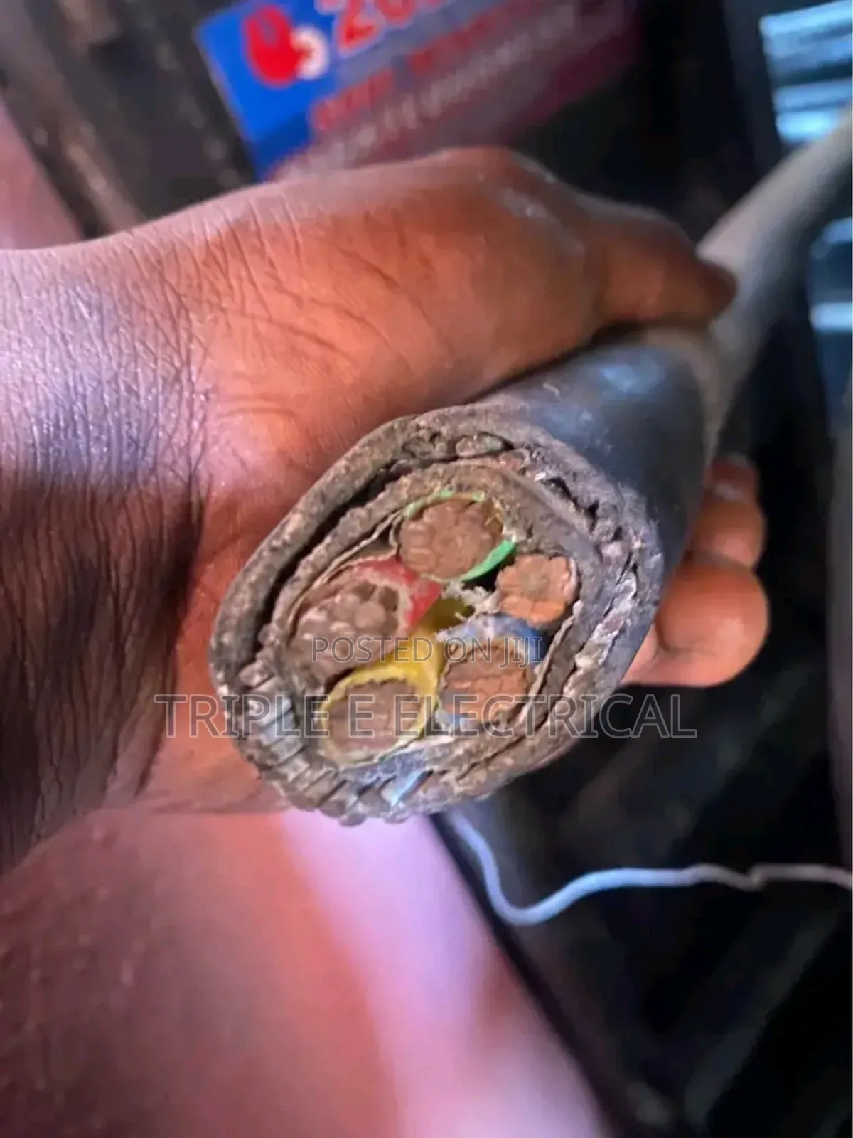 25mm 5core Armoured Cable