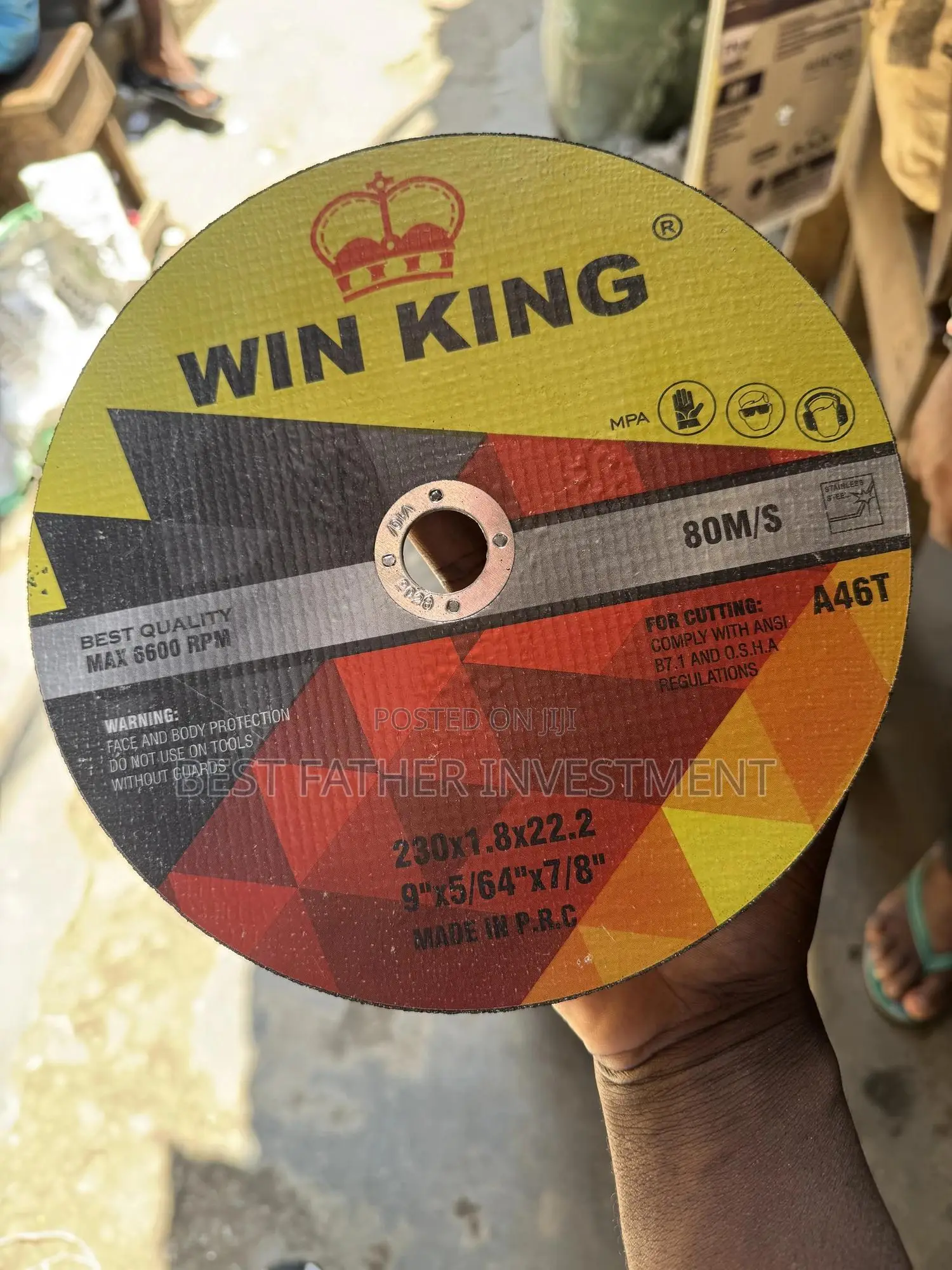 9” Win King Durable Cutting Disc