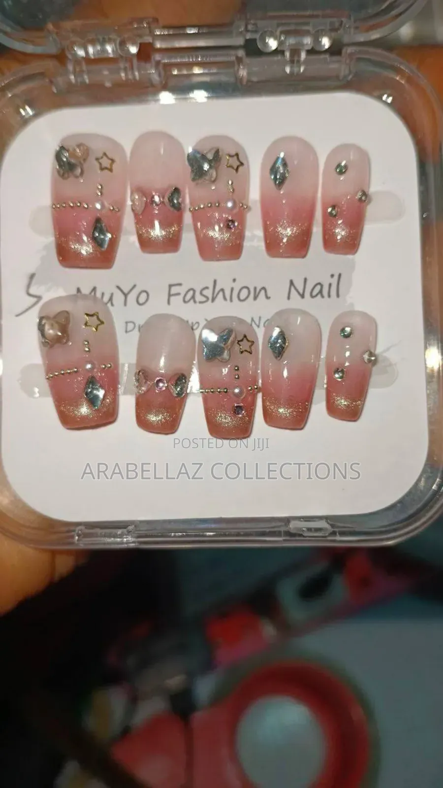 Press-On" Acrylic Nails
