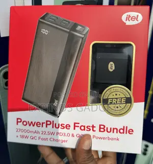 Brand New Itel Powerpluse Fast Bundle — 27,000mah.