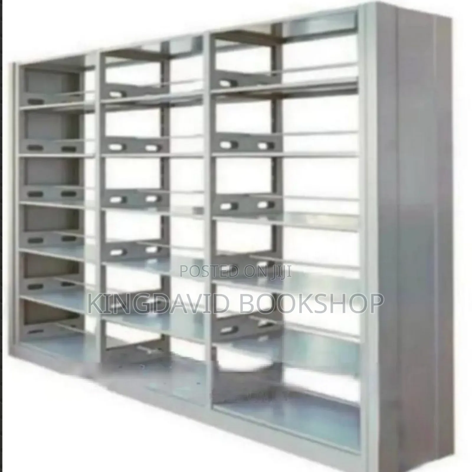 3 in 1 Double - Sided Steel Bookshelf.