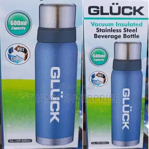 600ml Gluck Vacuum Water Flask - Insulated Stainless Steel Bottle