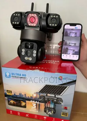 Truecolor View Solar Three Screens Camera With Best Camera Resolution