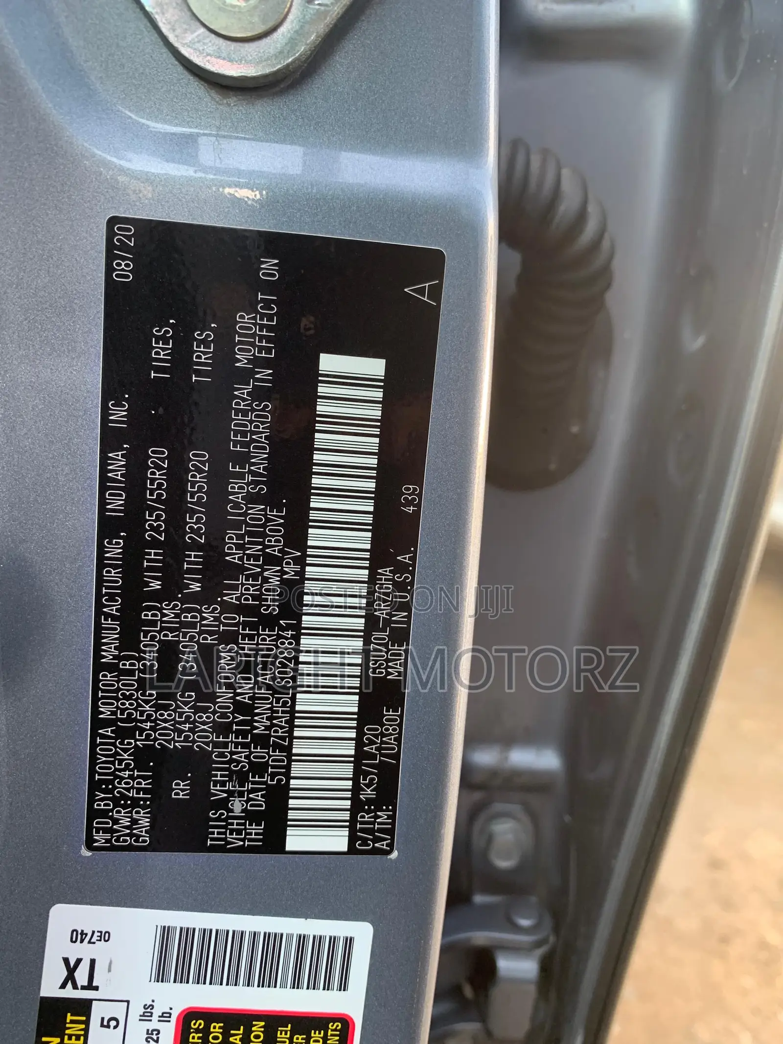 Toyota Highlander Platinum 2021 Blue