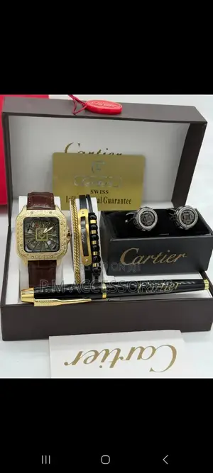 *Exclusive Cartier Leather Masculine Set*