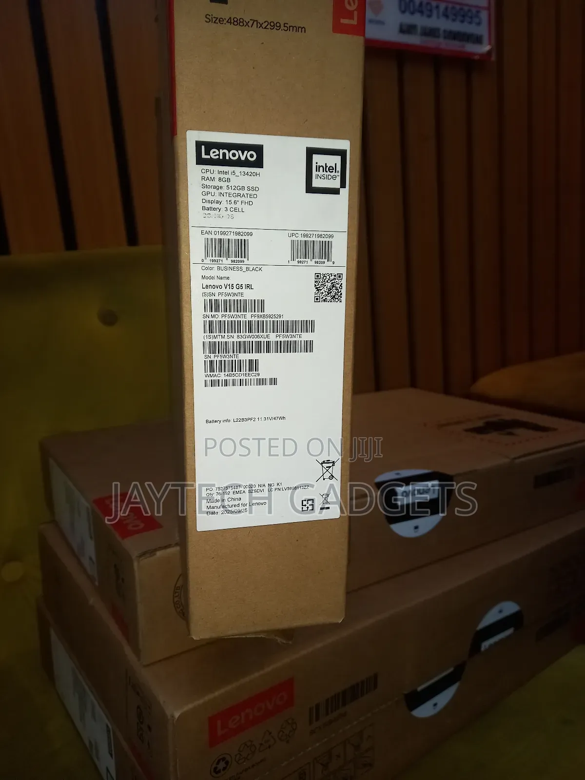 New Laptop Lenovo V15 8GB Intel Core I5 SSD 512GB