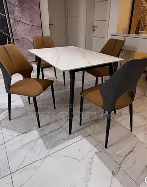 Your Quality Imported Dining Table Set With Marble Top by 4