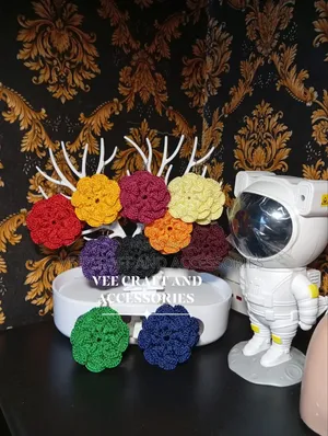 Crochet Flower Earrings