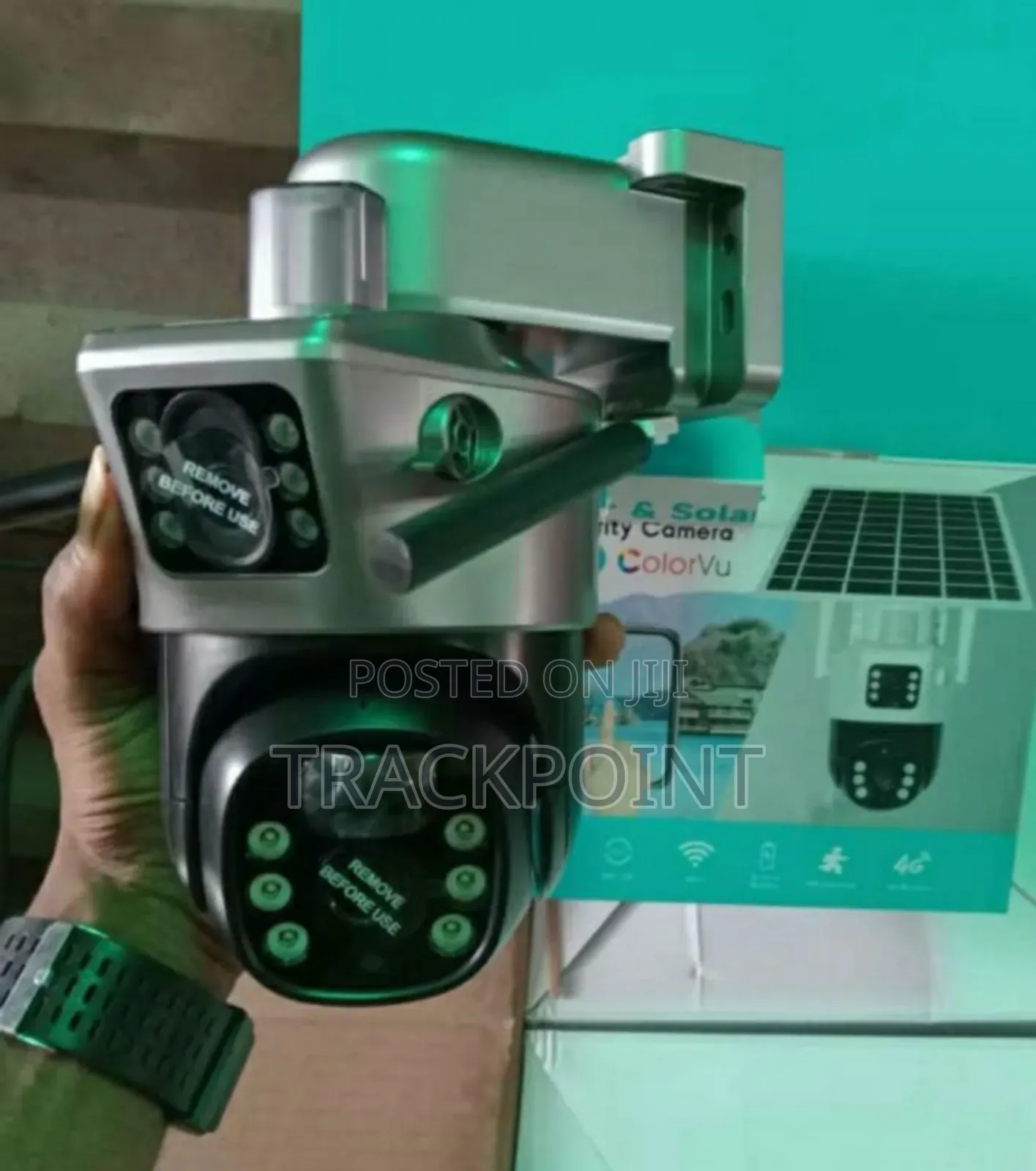 Ptz Security-inclined Best Solar Camera With Full Dual Lens