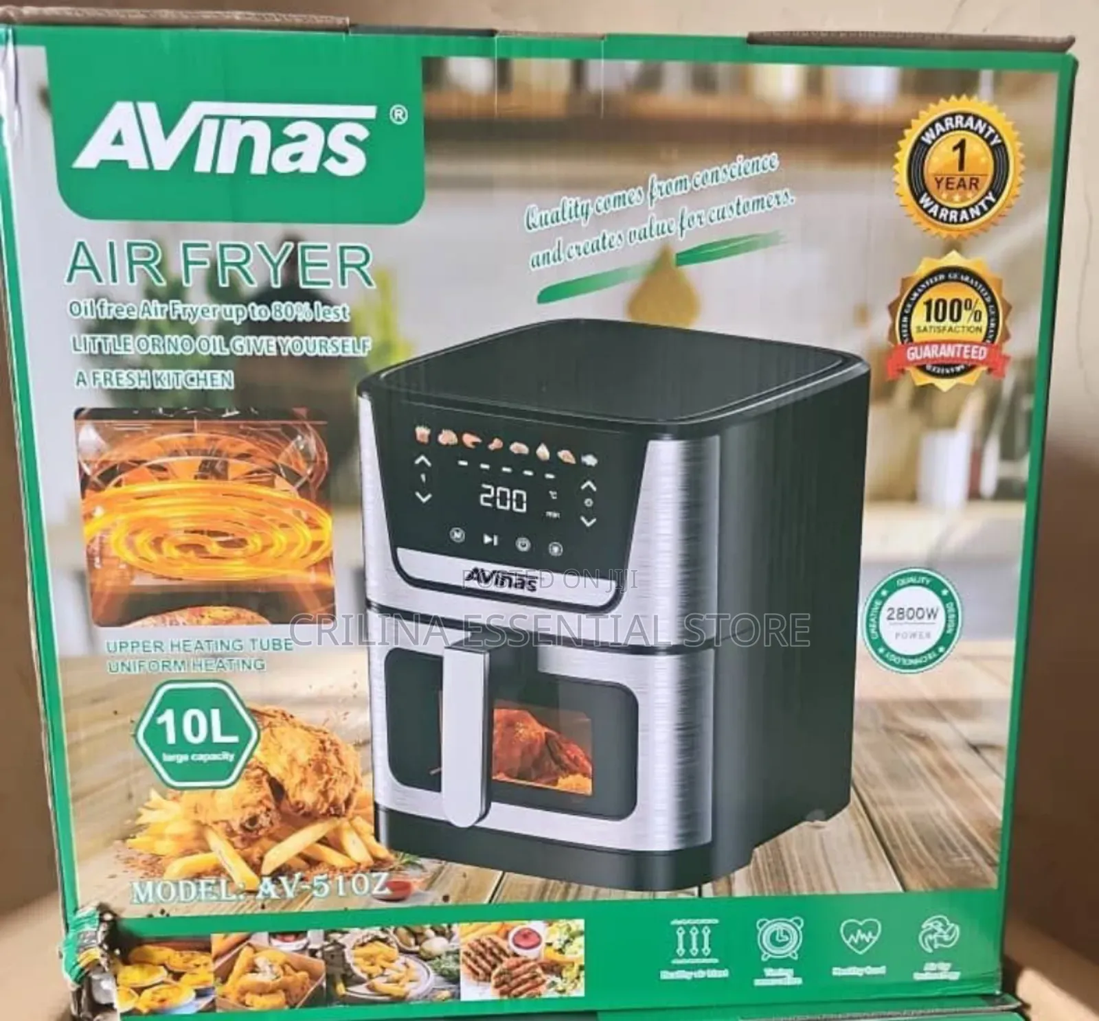 Avinas 10litres Digital Air Fryer