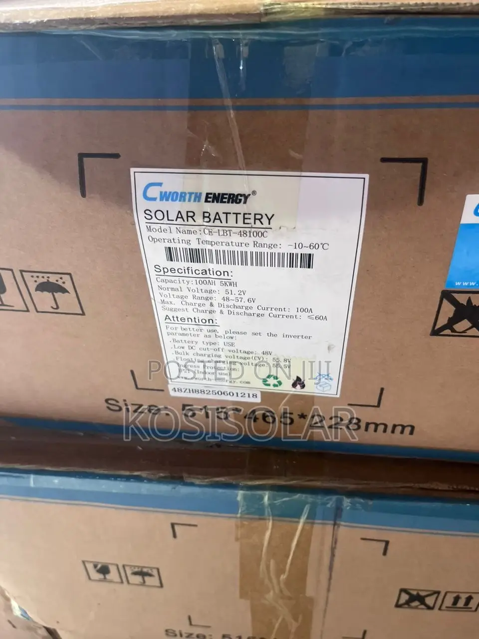 5kwh 48v Cworth Lithium Ion Battery