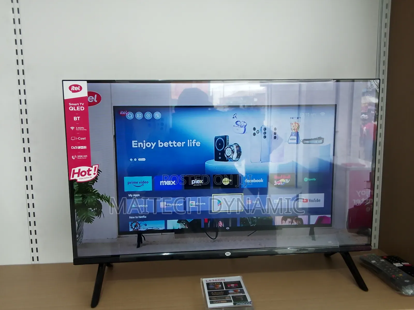 Itel 43" Qled Smart TV