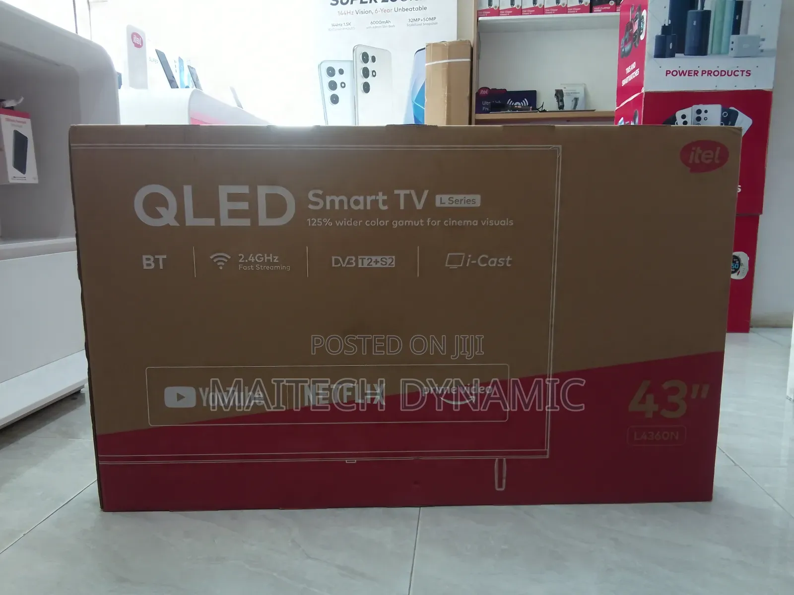 Itel 43" Qled Smart TV