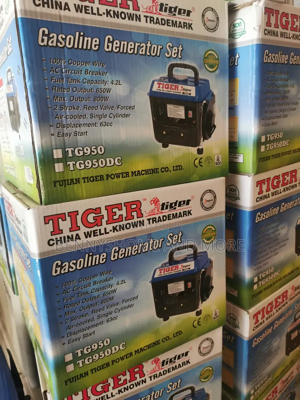 Suzhou Tiger Generator With Copper Wire