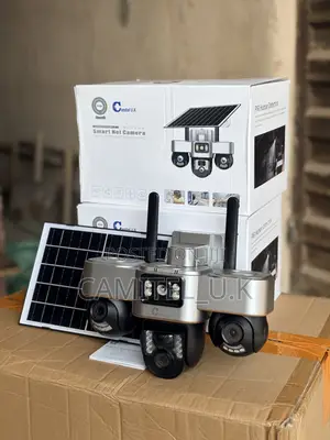 V380 Pro 3-Lens Wireless Smart Solar PTZ Security Camera
